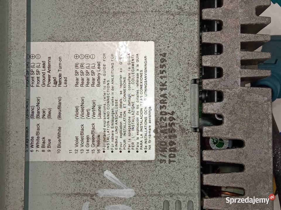 RADIO 2DIN ALPINE CDE W203RI VW Volkswagen