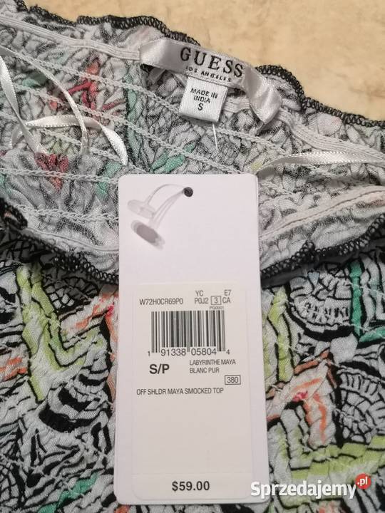 Guess bluzka nowa z metką S Tuchów