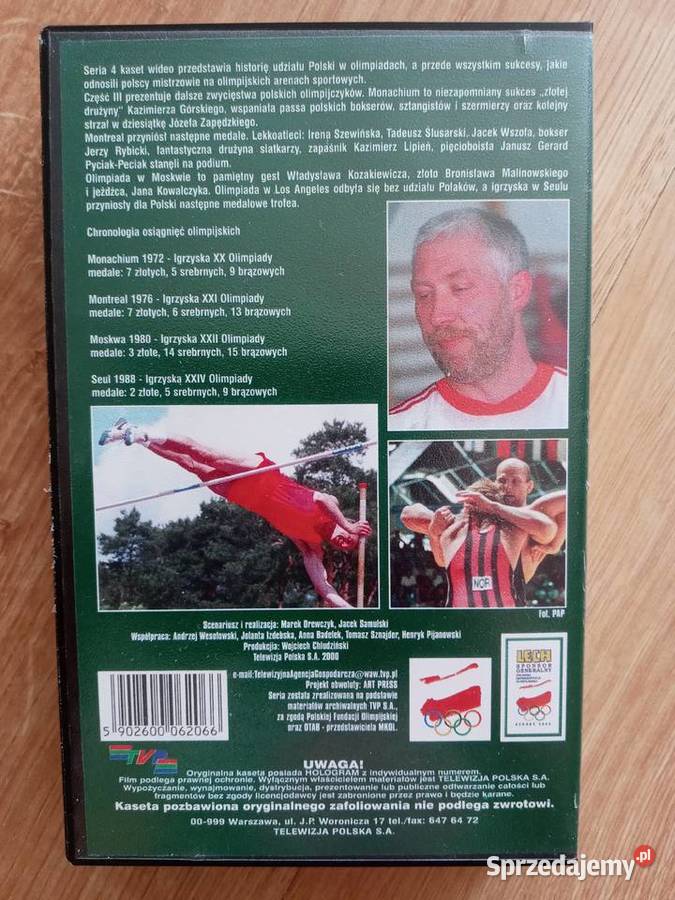VHS Złote Olimpiady Sukcesy i Wspomnienia Gniezno