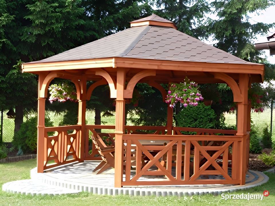 Altana 17 Sześciokątna 4m Producenta Gont w Altany i wiaty Gdańsk