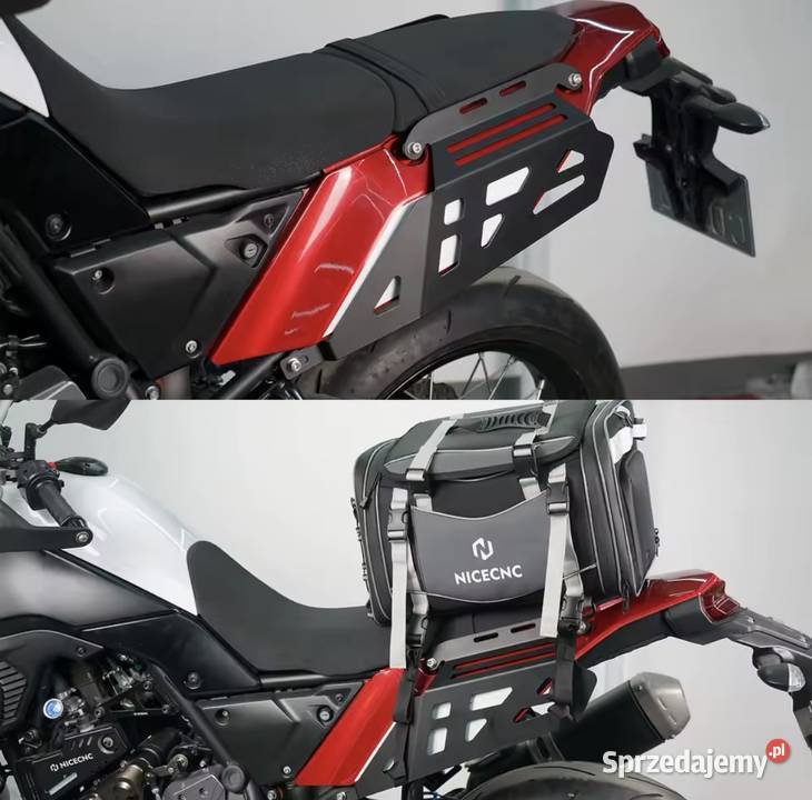 Nowe bagażniki boczne NICECNC Yamaha Tenere 700 Żabia Wola