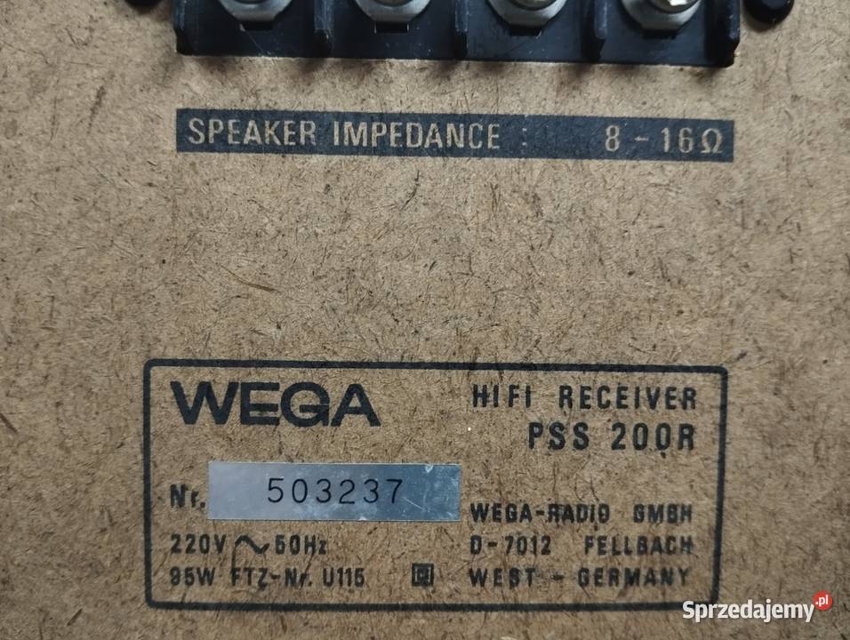 Amplituner Stereo Hi Fi Sony Vega PSS200R Audio Zabrze