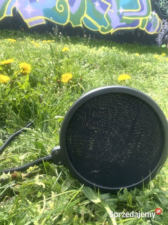 2 mikrofony popfilter koszyk