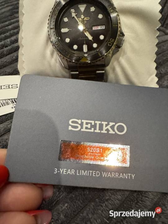 Seiko zegarek automatyczny Strzebielino