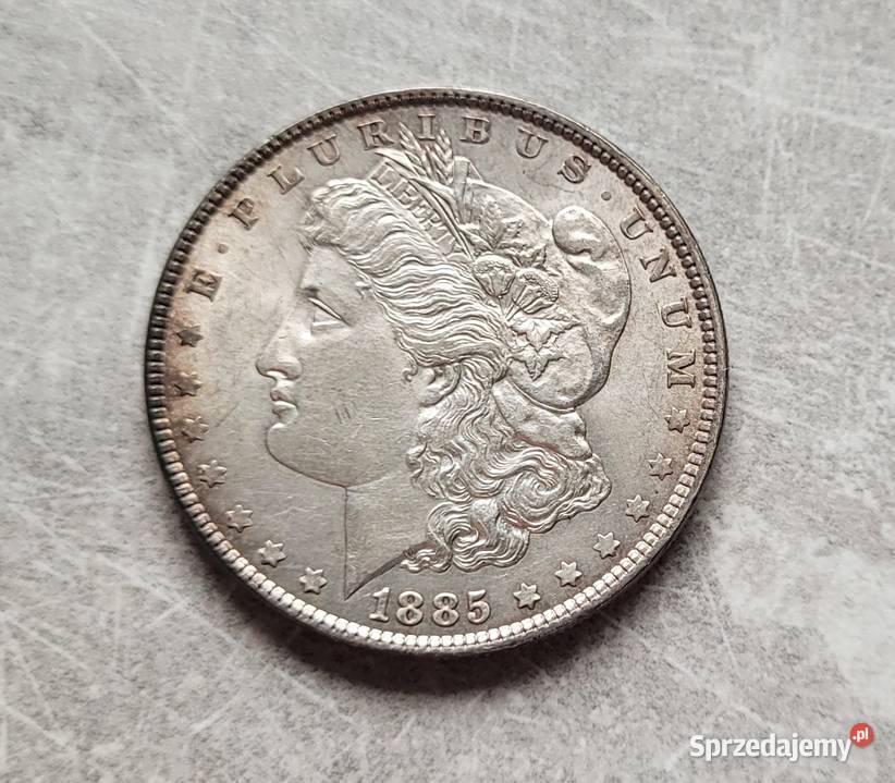 7 USA srebro 1 Dollar 1885 r MORGAN Wola Kruszyńska