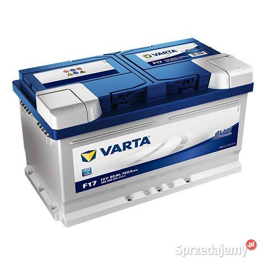 Akumulator VARTA Blue Dynamic F17 80Ah 740A EN Układ elektryczny, zapłon