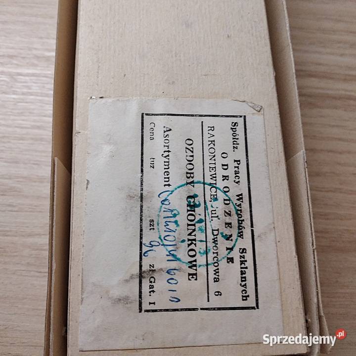 szpic na choinkę PRL Bukowno