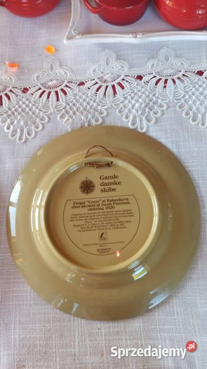 Patera ze statkiem Anna Elisabeth i Ceres pomorskie Gdańsk