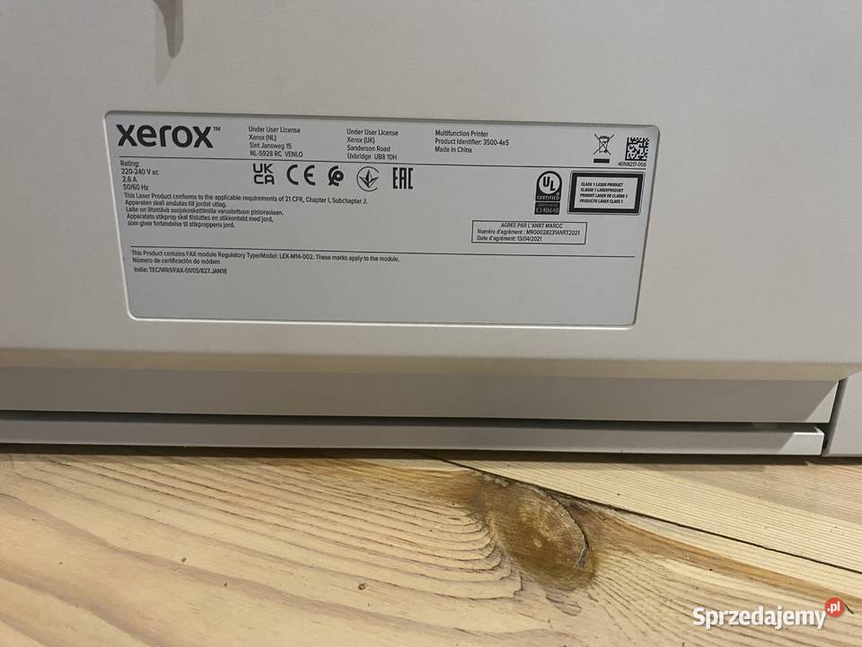 Drukarka XEROX C235 pomorskie Jeleńska Huta