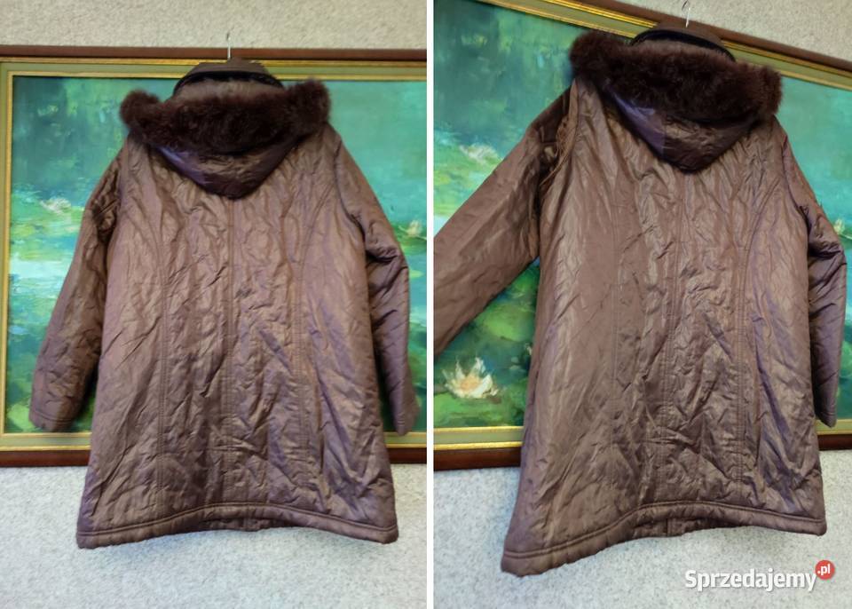 kurtka płaszcz zimowy z kapturem lekka świętokrzyskie Kielce sprzedam