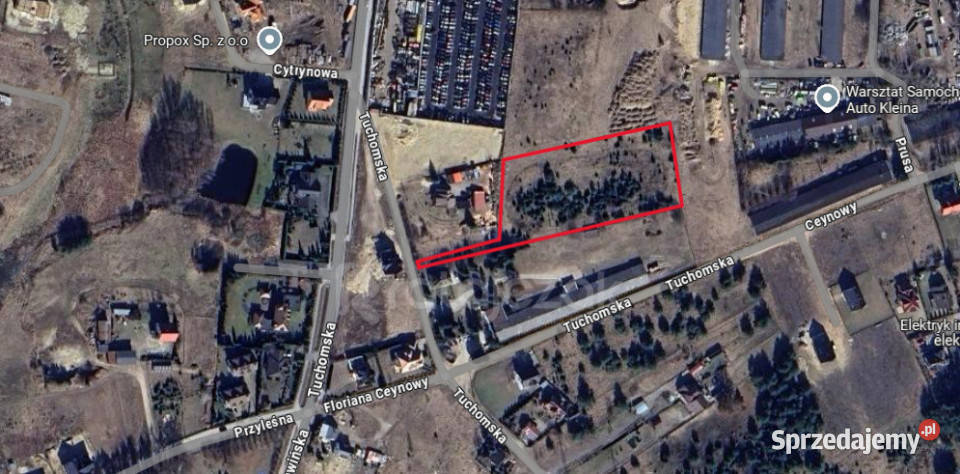 Ogłoszenie grunt Chwaszczyno 7407m2