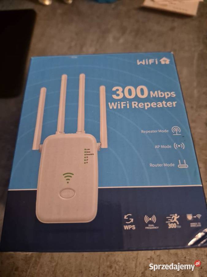 wzmacniacz sygnału WiFi o prędkości 300 Mbs Elektronika wielkopolskie