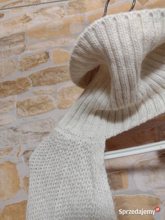 38M ZARA Beżowy golf narzutka sweter z Kraków