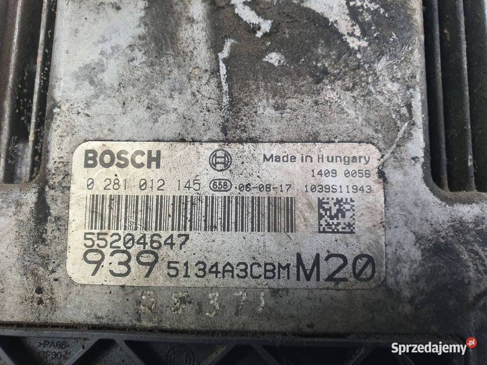 KOMPUTER SILNIKA ECU ALFA ROMEO BRERA 55204647 Lipno