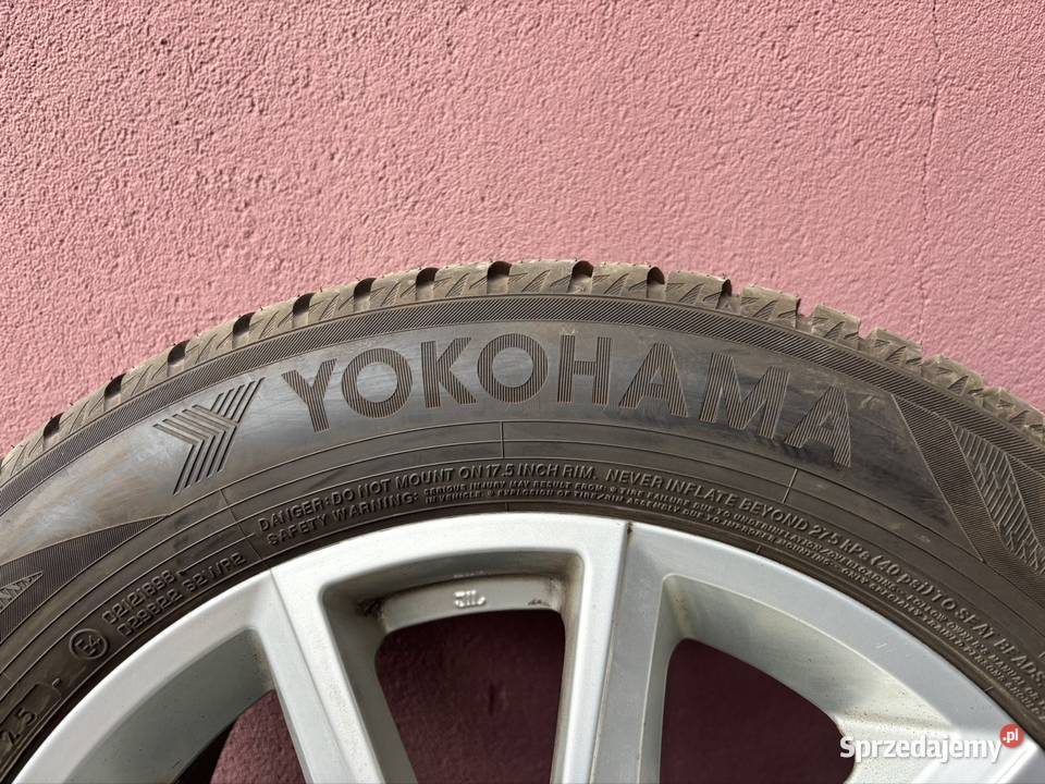 Felgi aluminiowe 17 5x1143 opony zimowe Yokohama Wrocław sprzedam