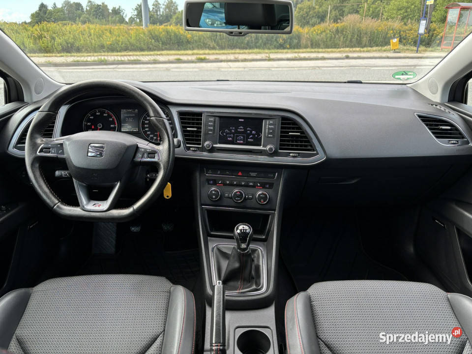 Seat Leon Oryginalny lakierNawigacjaLedyPDC gniazdo AUX śląskie
