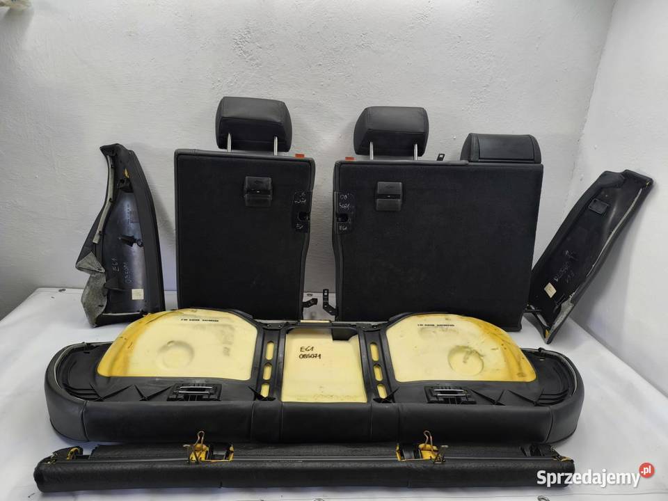 KANAPA TYŁ TYLNA BOCZKI KOMPLET SKÓRA BMW E61 osobowe