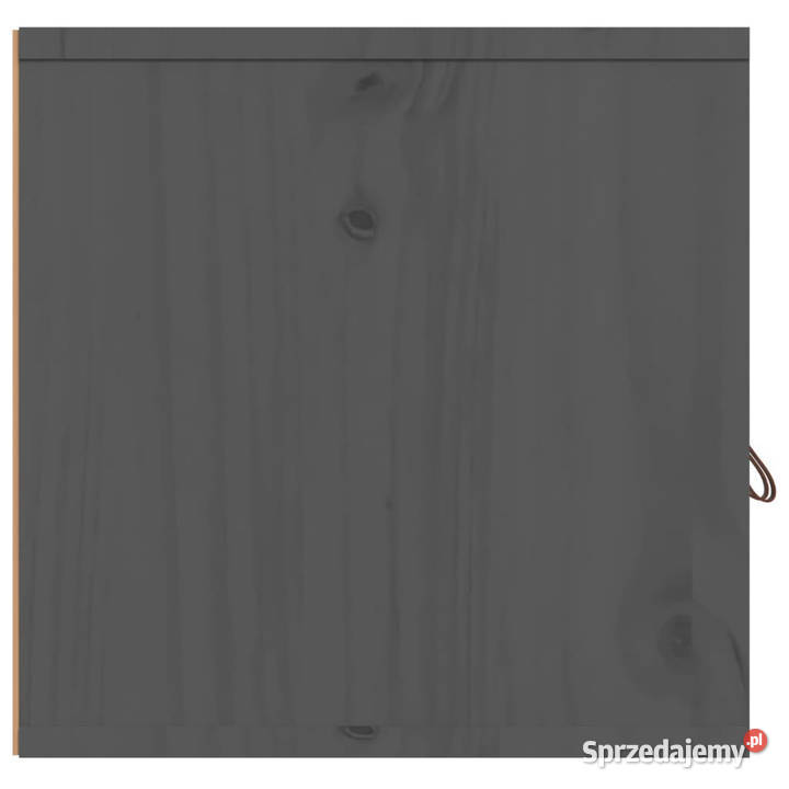 Szafka ścienna szara 80x30x30 lite drewno Warszawa