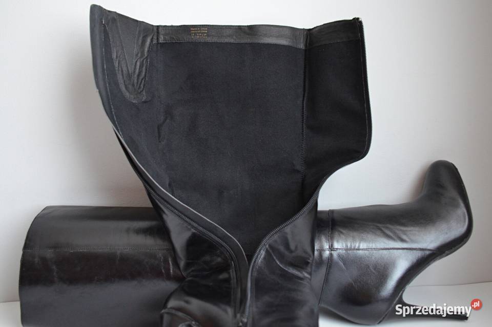 PERFEKCYJNA SZPILKA szersza cholewka WYSOKA do Białystok