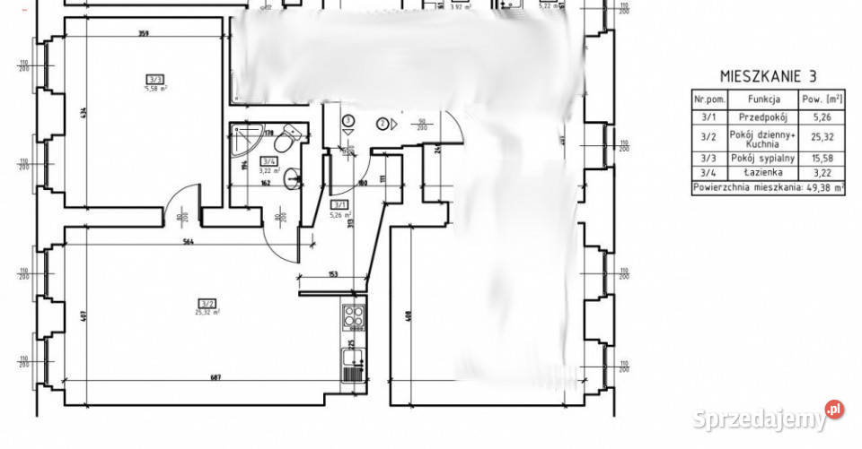 Na sprzedaż przestronne mieszkanie w centrum Sprzedaż Bytom