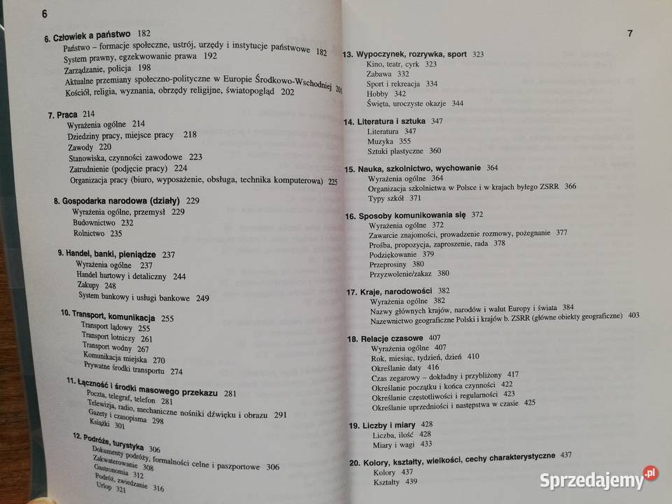 Rosyjskopolski słownik tematyczny RAdamowicz Kraków