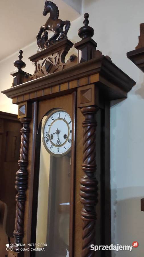Stary zegar wiszący CB ładny eklektyk