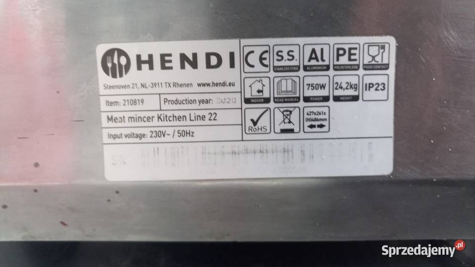 Wilk do mięsa Kitchen Line 22 Hendi 210819