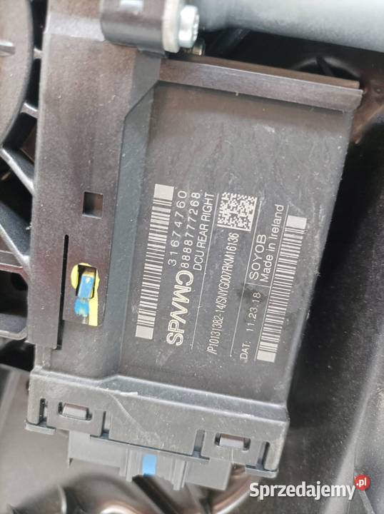 MECHANIZM SZYBY PRAWY TYŁ KOMBI 4076450 31674760