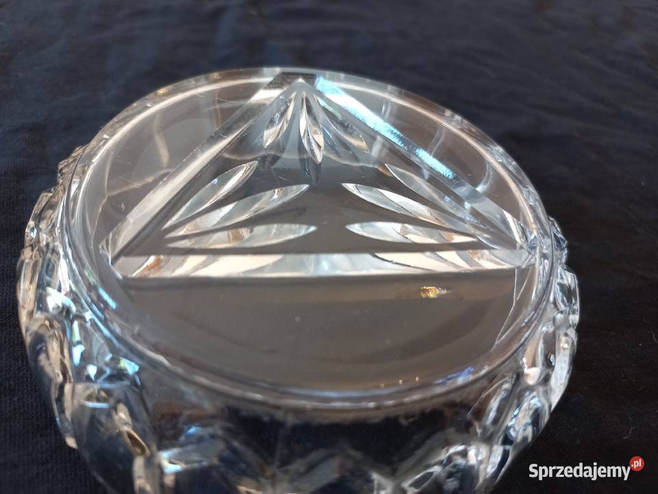 Zabytkowe szklane naczynie stołowe na zakąski Porcelana i szkło Piastów