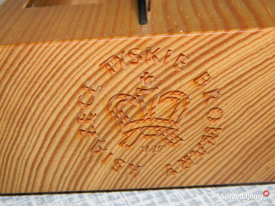 TYSKIE stojak na podkładki z tablicą Trzebinia