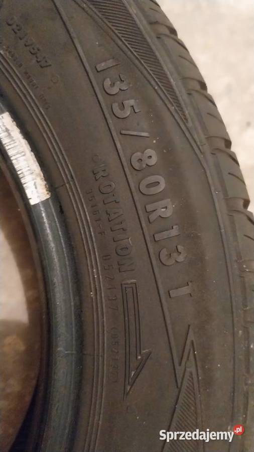 Opony letnie 13580 R13 małopolskie Chrzanów