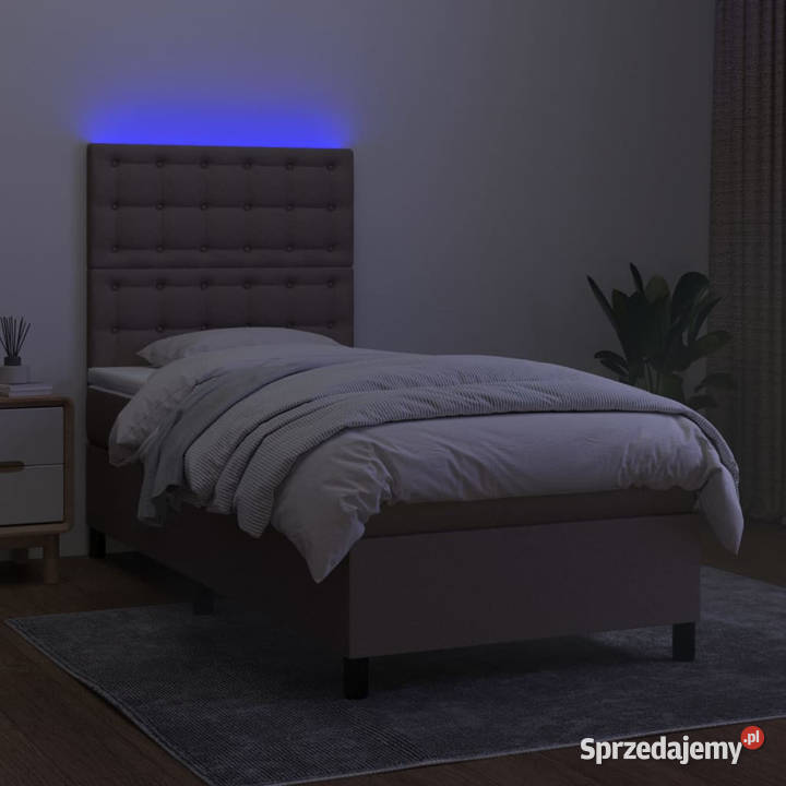 Łózko Kontynentalne z Materacem Do Sypialni Warszawa sprzedam