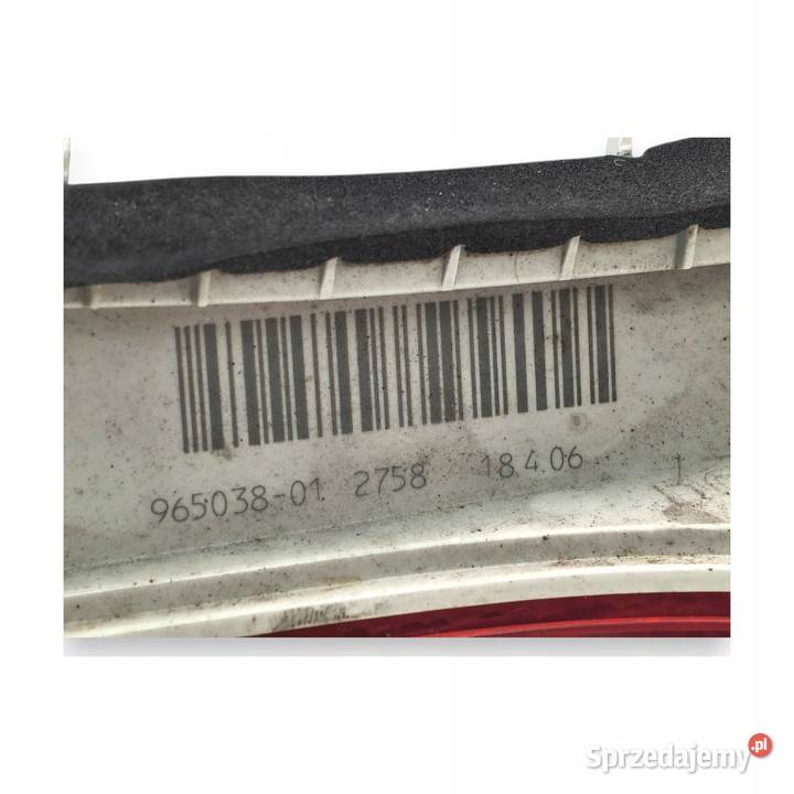 LAMPA LEWA Audi A4 B7 200408r tylna tylnia lewa