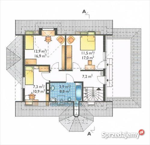 dom wolnostojący 238m2 Burkatów Rok budowy 2009 Burkatów