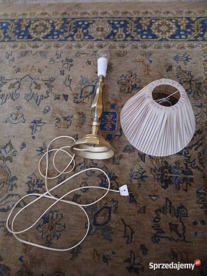 Mosiezna lampa z lat 50 tych Kraków