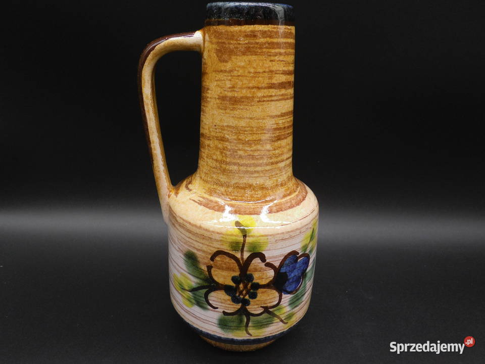 Ceramiczny wazon z uchem Haldensleben 4073 Porcelana i szkło Raszków