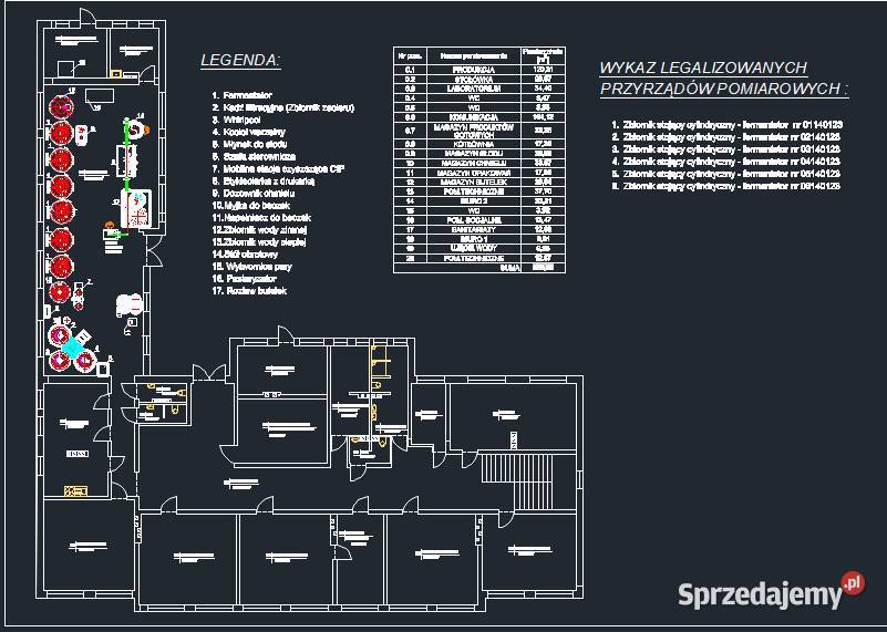 Wynajmę sprzedam zakład rozlewu wody skoków i 1000m2 Kłoczew