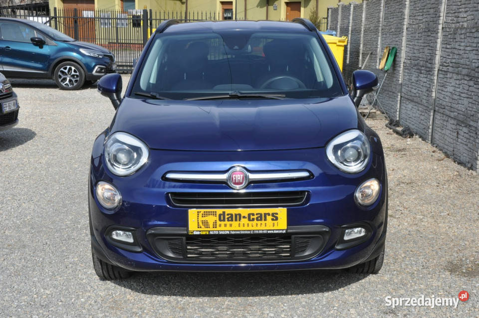 Fiat 500x 14T 140 Automat Xenon Navi Półskóra nieuszkodzony Dąbrowa Górnicza