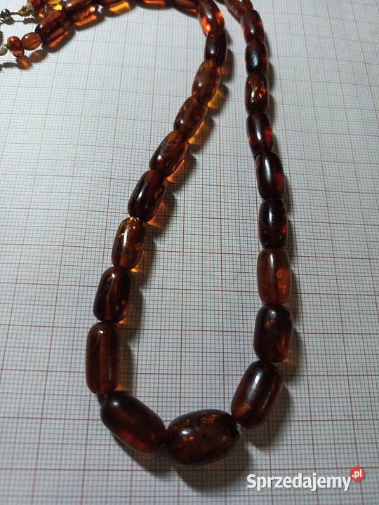 Naszyjnik Bursztyn Vintage Białystok sprzedam