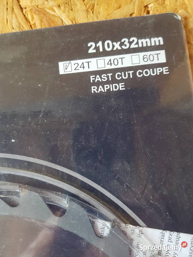 TARCZA WIDIOWA DO CIĘCIA DREWNA FI 210 MM 24T Głogowa