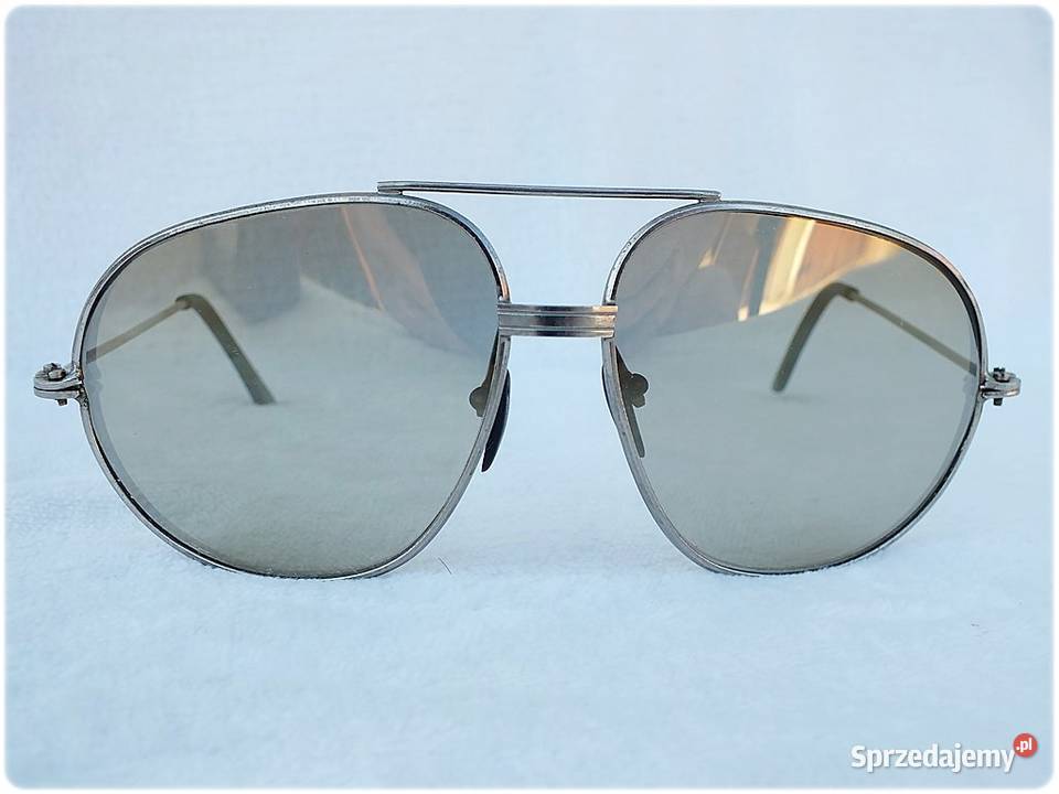 Stare Okulary przeciwsłoneczne Aviator Vintage w Dla mężczyzn Moda i Styl Żary