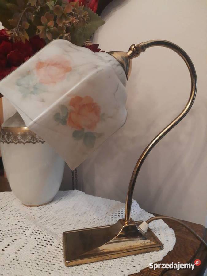 lampka w stylu art deco w róże Mielnica Duża sprzedam