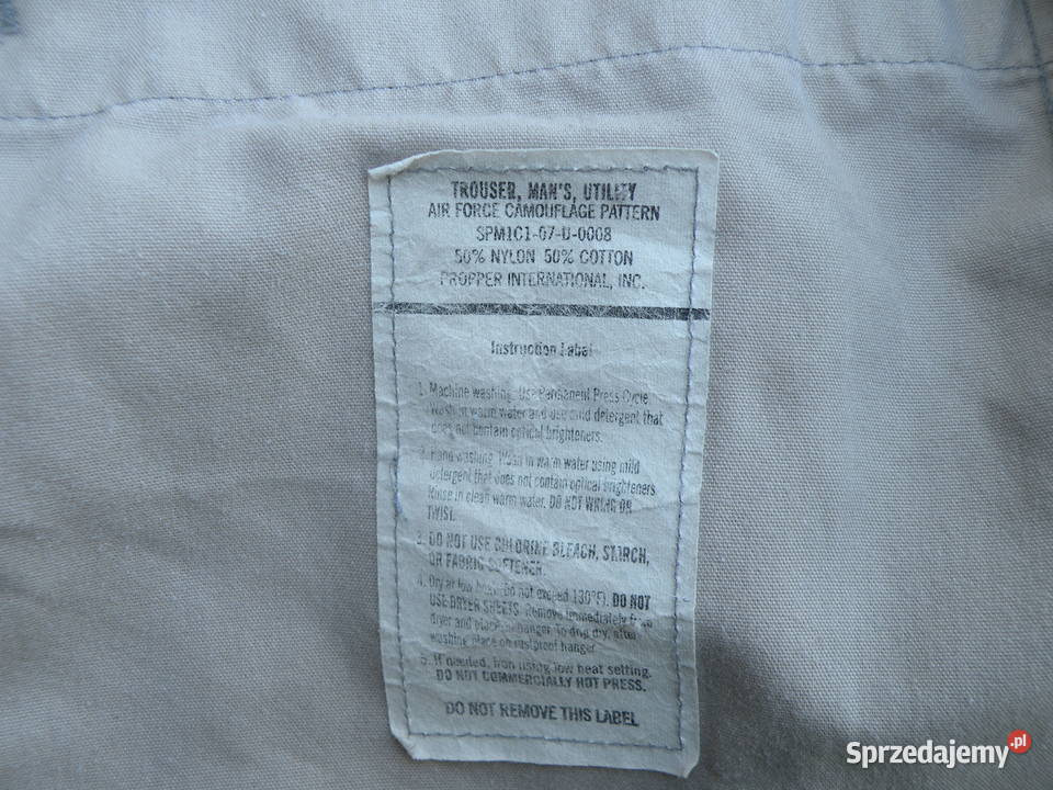 Spodnie ABU USAF tiger stripes 38S NYCO Militaria Wrocław sprzedam