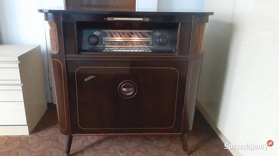 Stare przedwojenne radio z Kuba z adapterem Gliwice