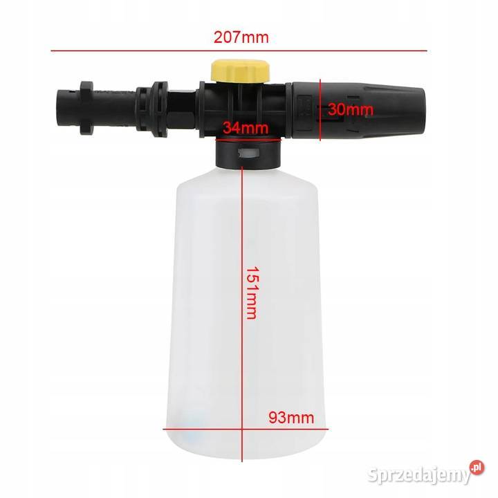 Pianownica 750ml z Mocowaniem Bayonet do Krcher Ludźmierz