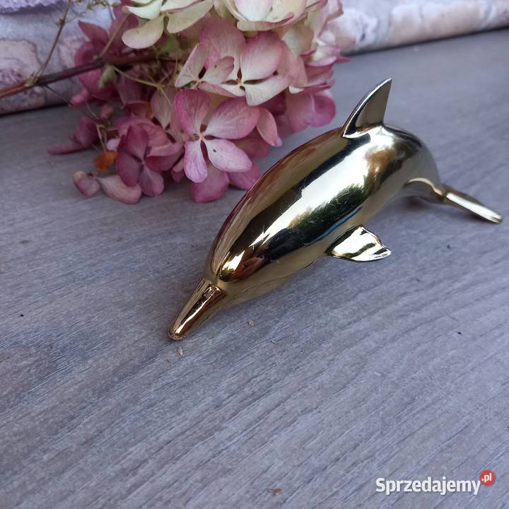 Włoski platerowany otwieracz do butelek delfin Warszawa