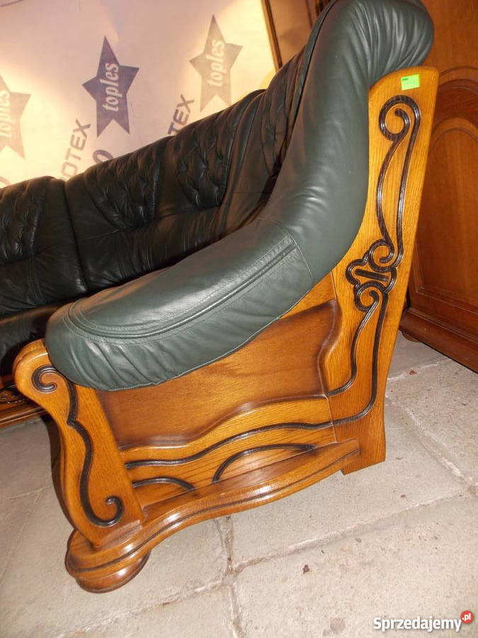 Narożnik ze skóry naturalnej