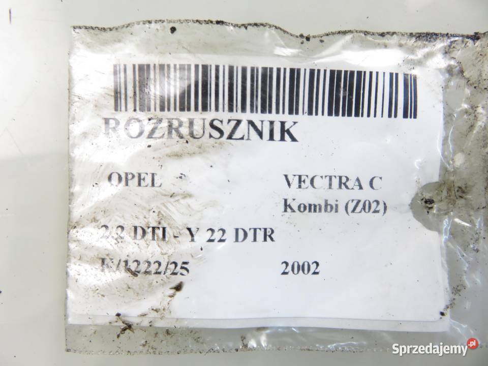 ROZRUSZNIK OPEL VECTRA C 22 DTI Y 22 DTR