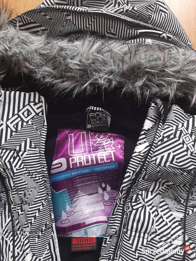 Kurtka narciarska dziewczynki Fob r58