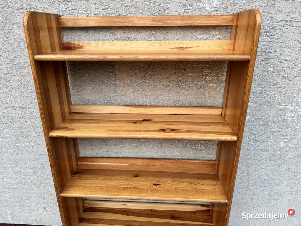 Regał sosnowy drewniany biblioteczka półki na Półki Warszawa